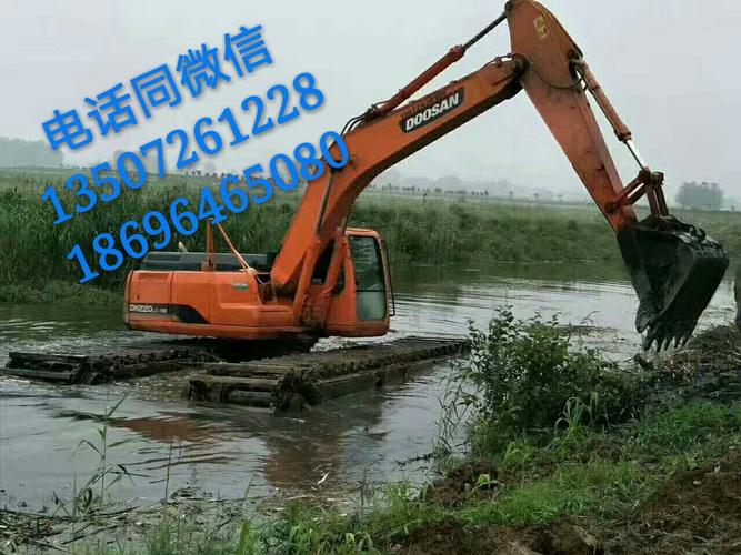 優惠價供應水陸挖掘機出租廣州水上挖機租賃公司